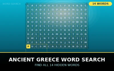 Ancient Greece Word Search Word Search Puzzle