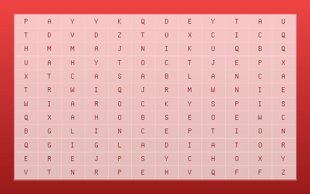 Classic Movies Word Search Word Search Puzzle