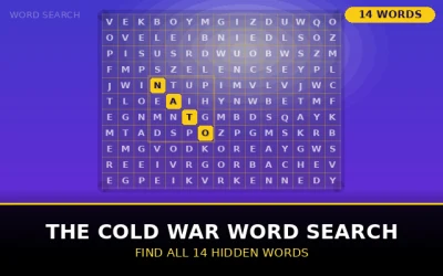 The Cold War Word Search Word Search Puzzle