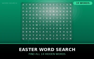 Easter Word Search Word Search Puzzle