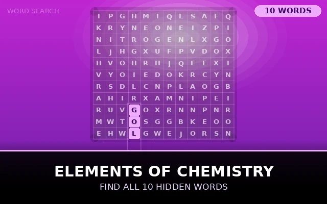 Elements of Chemistry Grid