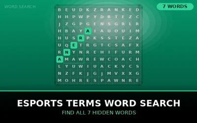 Esports Terms Word Search Word Search Puzzle