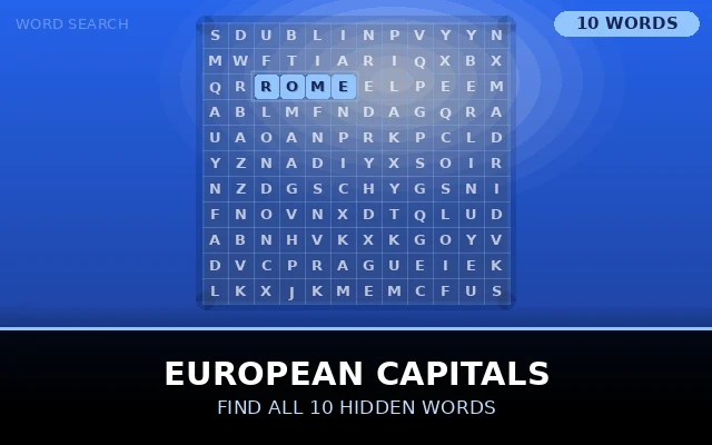 European Capitals Grid