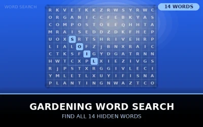 Gardening Word Search Word Search Puzzle