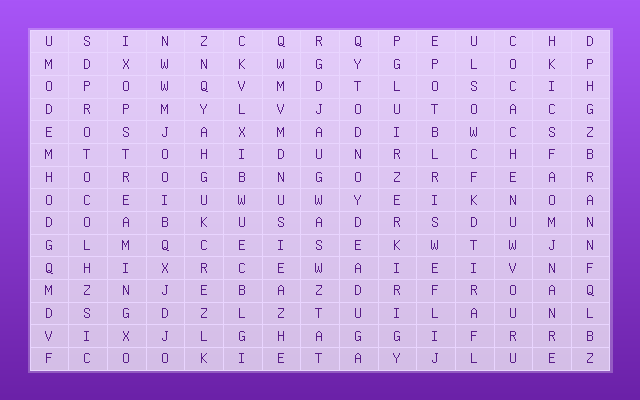 Internet Terms Word Search Grid