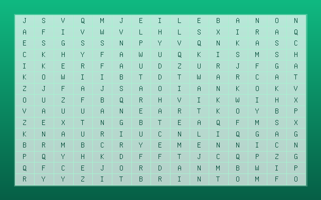 Middle East Countries Grid