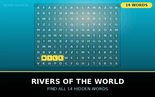 Rivers of the World Grid
