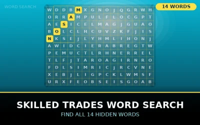 Skilled Trades Word Search Word Search Puzzle