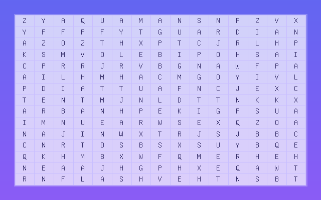 Superhero Movies Word Search Grid