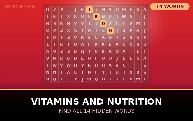 Vitamins and Nutrition Grid