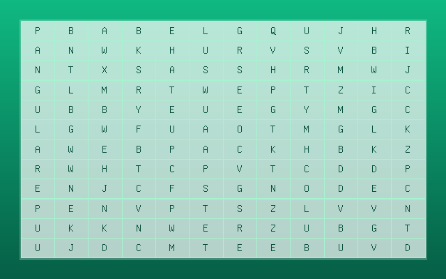 Web Technologies Word Search Word Search Puzzle