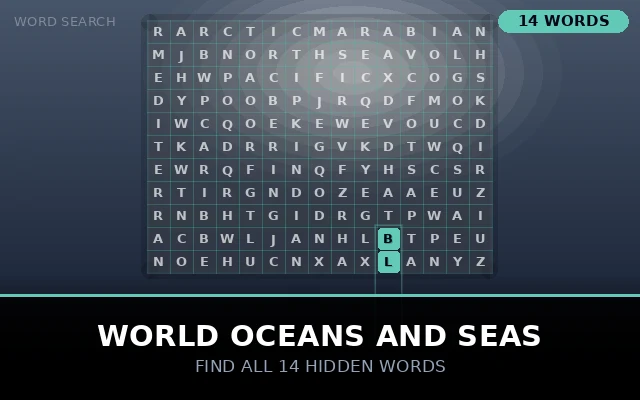 World Oceans and Seas Grid