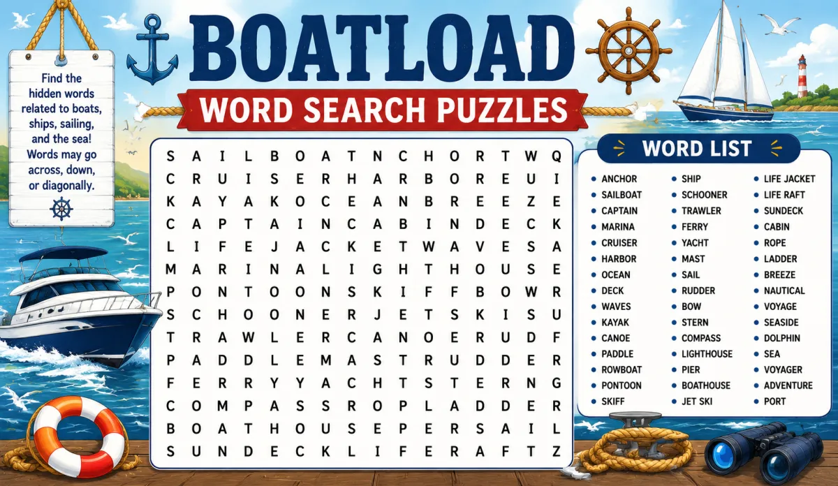 Best Boatload Puzzles Alternatives for Free Word Search Games