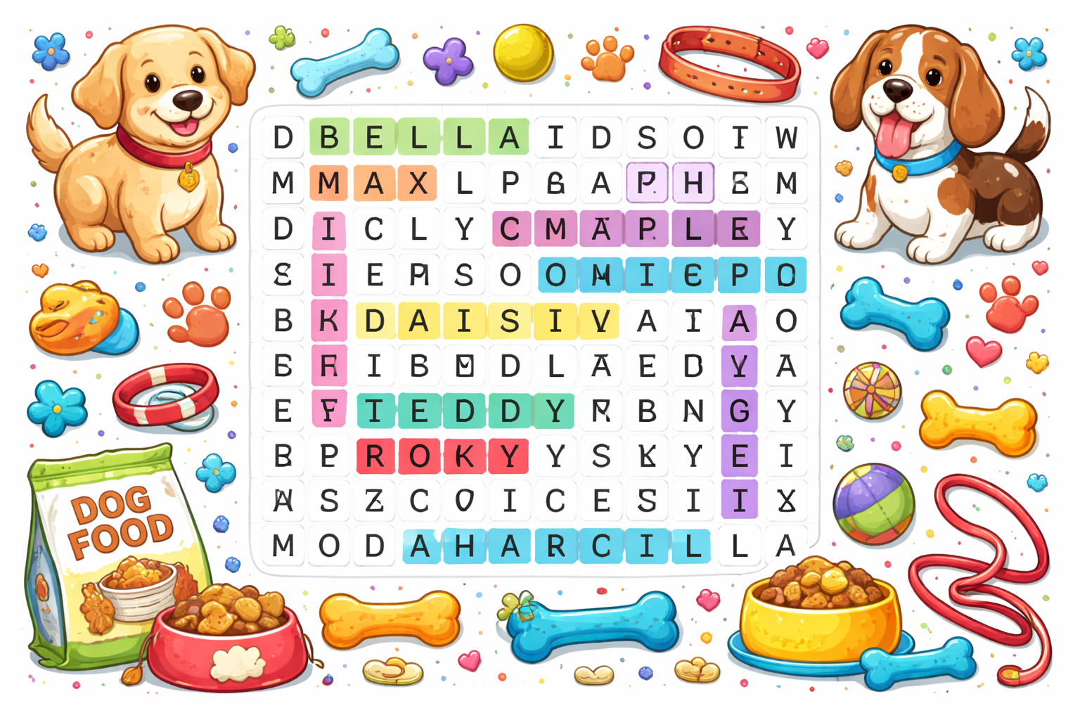 Dog Names Word Search: The Ultimate Fun Activity Guide for Dog Lovers