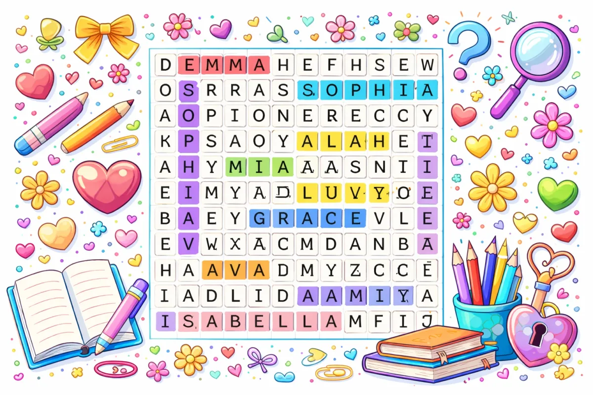Girls Names Word Search: Why It Is More Than Just a Puzzle
