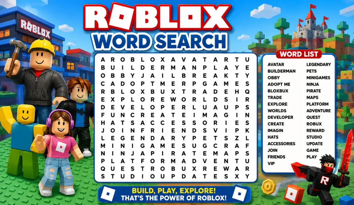 Roblox Word Search: The Complete Guide to Playing, Winning, and Having Fun