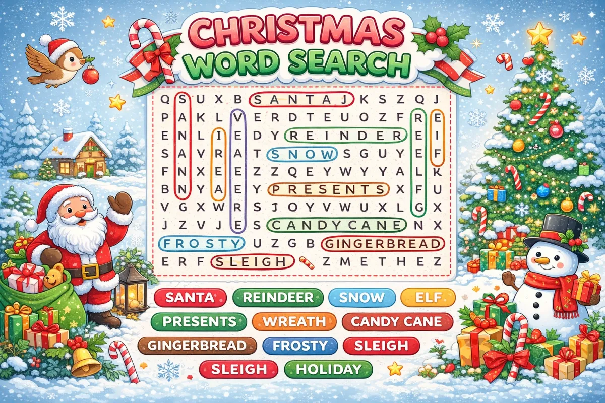 Christmas Word Search