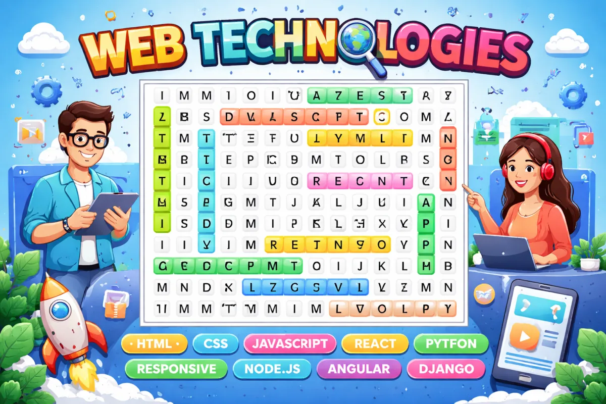 Web Technologies Word Search